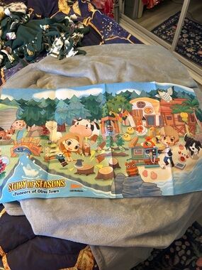 Story of Seasons Pioneers of Olive Town Character fabric poster - Multicolor